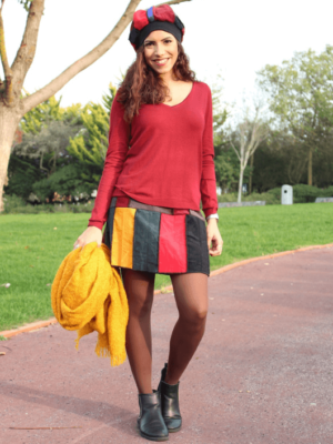 Saia Curta Bombazine